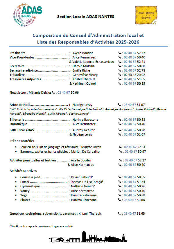 CA ADAS Nantes 2025/2026